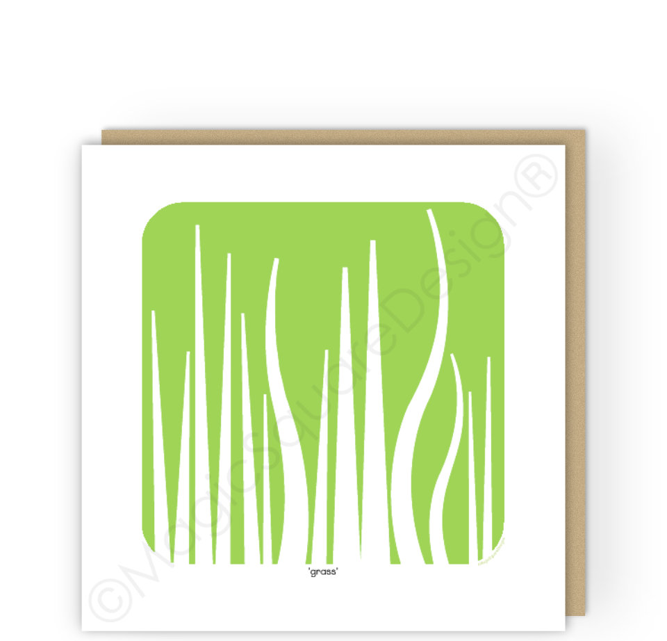 Grass Greetings Card